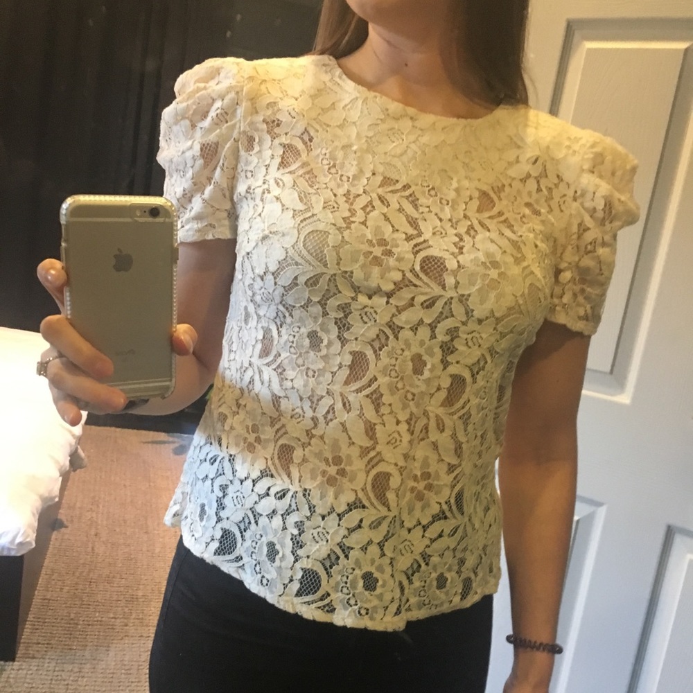 Olive and Oak lace top